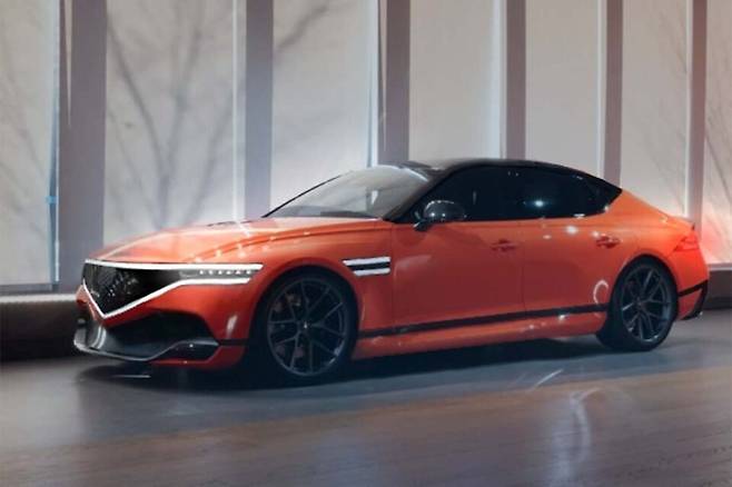 제네시스 'G80' 후속 모델 상상 렌더링 (출처 : 오토스파이넷)