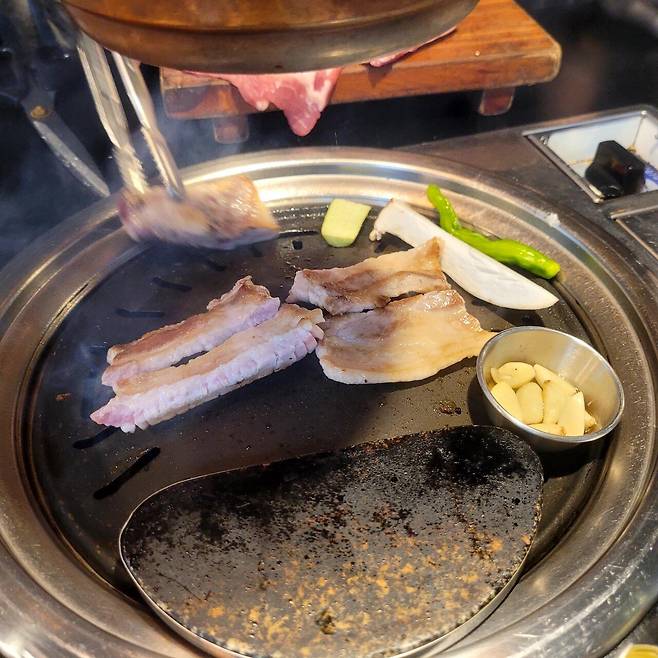 노총각 돼지갈비 혼술