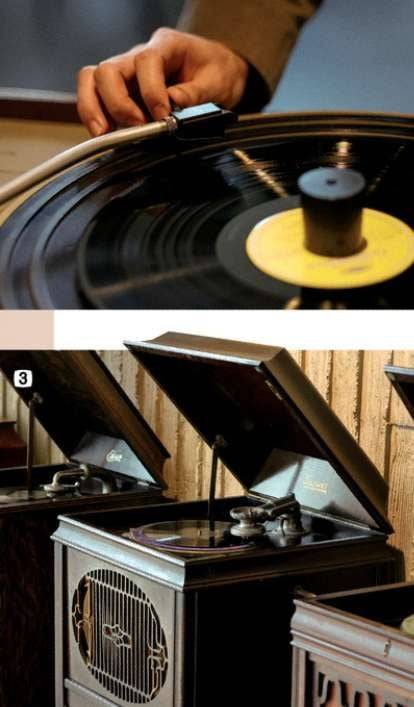 콩치노콩크리트에서 쓰이는 LP 플레이어. 아래는 브런스윅의 제품이다.  /최혁 기자