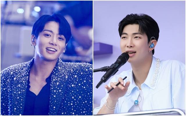 방탄소년단(BTS) 정국(왼쪽 사진)과 RM. 뉴시스