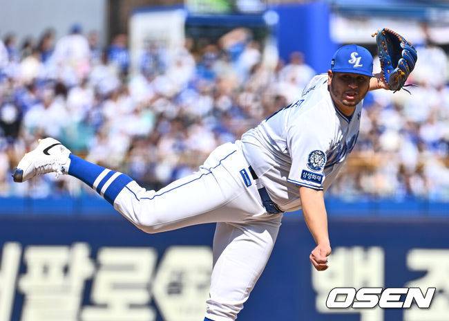 [OSEN=대구, 이석우 기자] 20250322 삼성 라이온즈 후라도 145 2025.03.22 / foto0307@osen.co.kr