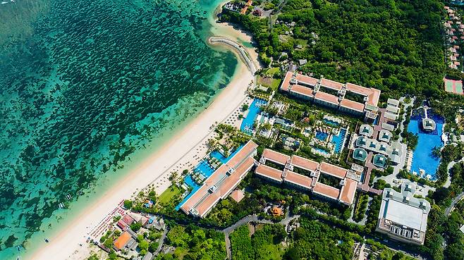 3개의 독특한 리조트가 하나의 단지를 이루는 물리아 발리 리조트 전경. 사진제공|팜투어