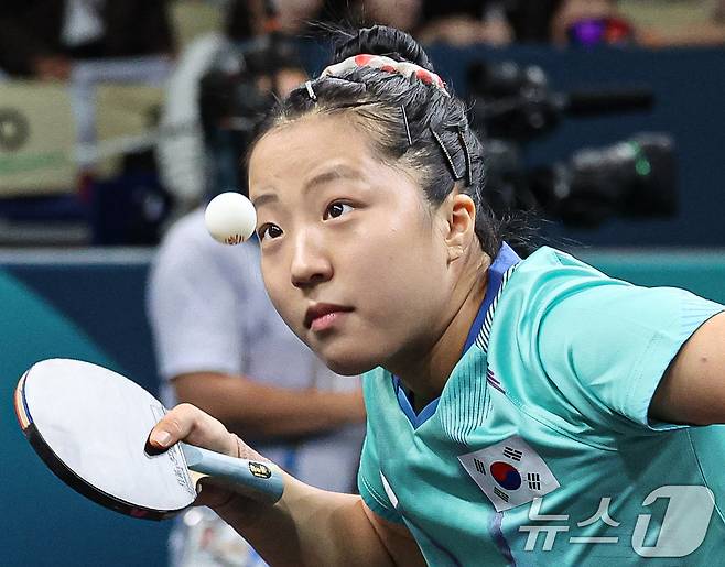 신유빈. 2024.8.10/뉴스1 ⓒ News1 이동해 기자