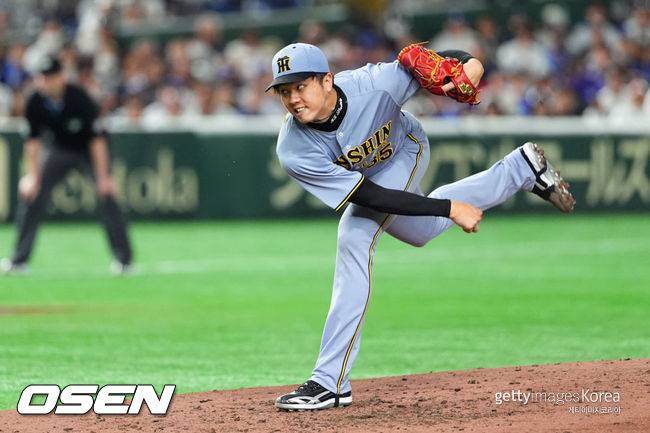 [사진] 한신 타이거즈 사이키 히로토. ⓒGettyimages(무단전재 및 재배포 금지)