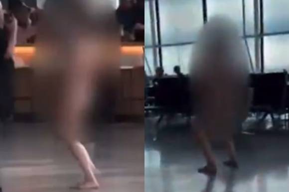 미국의 한 공항에서 조울증을 앓고 있던 한 여성이 “나는 디즈니 공주”라고 주장하며 알몸으로 춤을 추고 물을 뿌리는 소동이 벌어졌다. 엑스(옛 트위터) 캡처