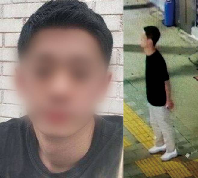 가양역 인근에서 실종됐다가 한 달 후 시신 일부가 발견된 이정우씨와 그의 마지막 모습 ⓒ가족 제공