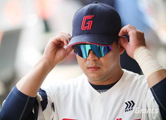 롯데 김민성. /사진=롯데 자이언츠 제공