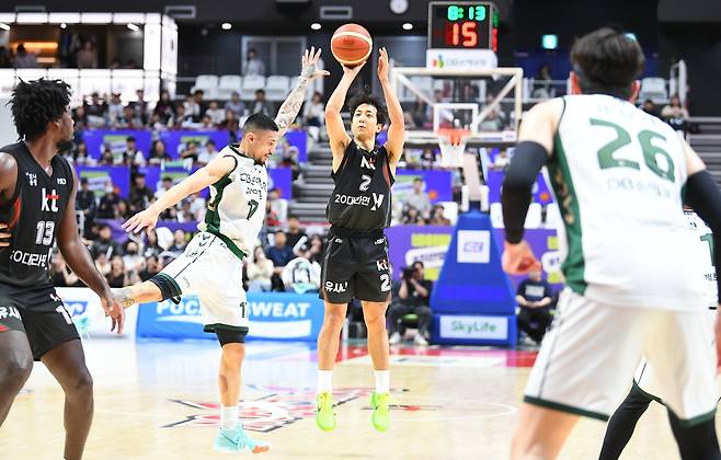 슛 쏘는 허훈 [KBL 제공. 재판매 및 DB 금지]