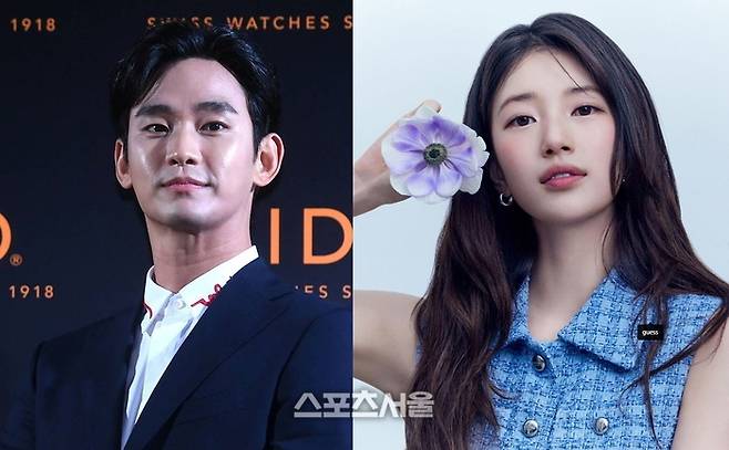 김수현-수지. 사진 | 스포츠서울 DB, 수지 SNS