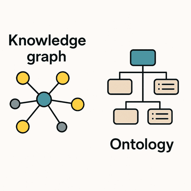 '챗GPT'가 그려낸 지식그래프와 온톨로지 개념 (사진=챗GPT 이미지 제너레이터)