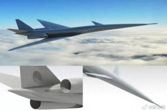 중국이 개발중인 초음속 여객기 C949. 웨이보 캡처