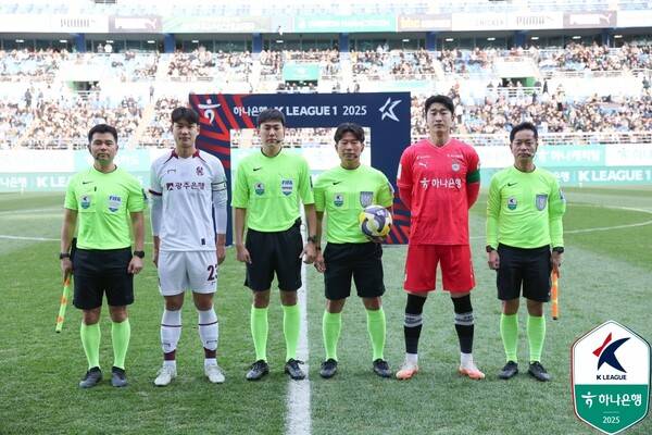 ▲ 이날 경기는 광주 헤이스가 선제골을 넣고 대전 김인균이 동점골을 터뜨려 1-1 무승부로 끝났다. ⓒ한국프로축구연맹