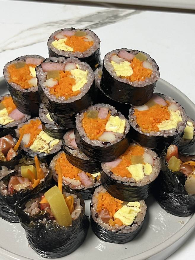 IMG_9639.jpeg 김밥 단면을 궁금해하셔서 올립니다