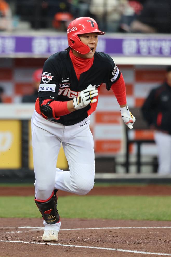 30일 대전 한화 이글스전에서 멀티히트를 해낸 김규성. KIA 제공