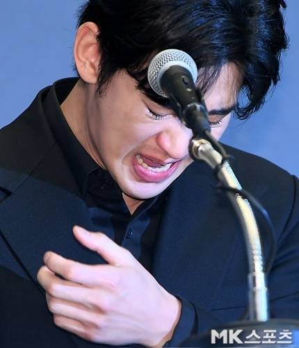 기자회견에는 질의응답이 없었지만, 김수현의 발언은 누구보다 날카로웠다.사진=천정환 기자