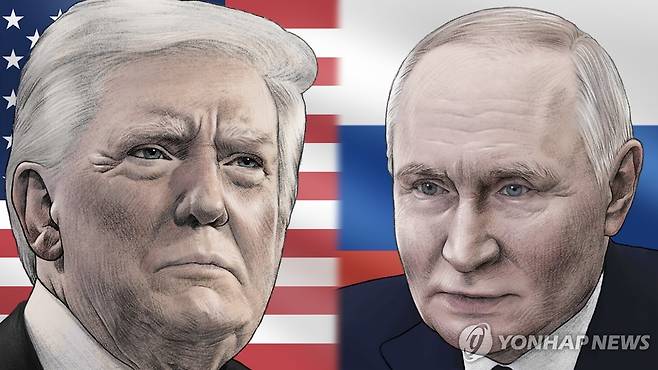 미국 트럼프 - 러시아 푸틴 (PG) [김선영 제작] 일러스트