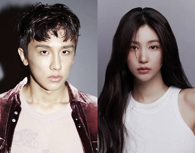 쿠시(왼쪽)와 비비엔 (SNS 갈무리)