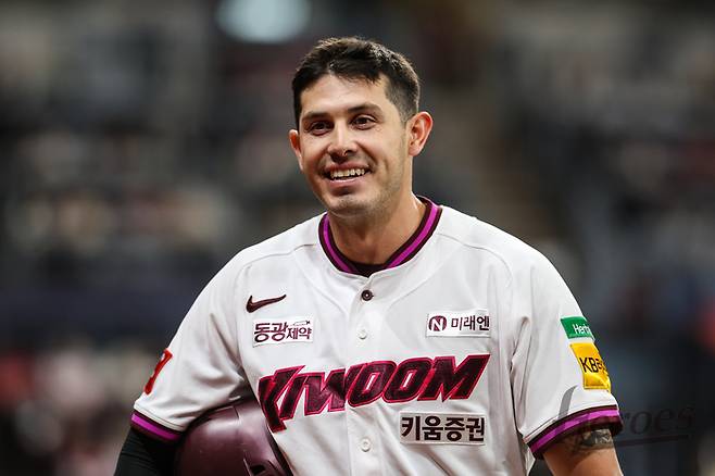 카디네스가 시즌 타율 0.379, OPS(출루율+장타율) 1.183으로 활약 중이다. 사진 | 키움 히어로즈