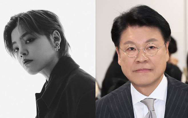 노엘-장제원 전 의원. 노엘 SNS-연합뉴스.