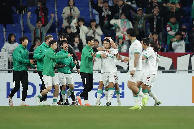 울산문수축구경기장/ K리그1/ 울산HDFC vs 대전하나시티즌/ 대전 주민규 득점/ 골 세레머니 자제/ 사진 김정수