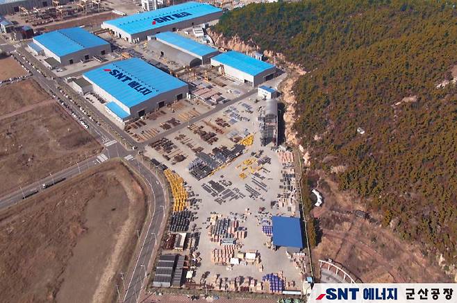 SNT에너지 군산공장 전경 사진