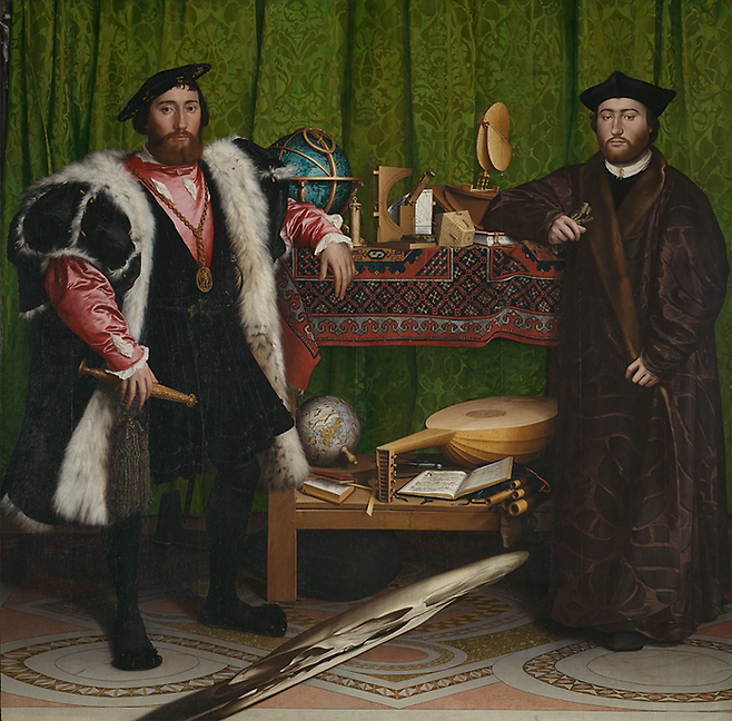 Hans Holbein the Younger [The Ambassadors], 1533 ©The National Gallery