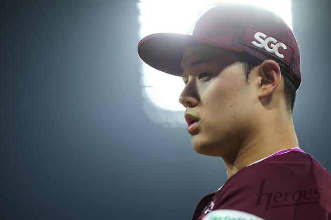 ▲ 정현우는 당초 4월 1일 잠실 두산전 선발로 예고됐으나 창원 사태로 인해 경기가 취소되자 로테이션 순번을 바꿨다. ⓒ 키움 히어로즈