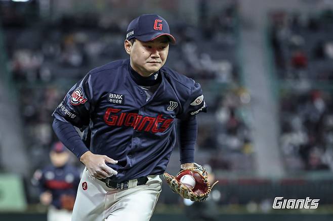 롯데 자이언츠 주전 3루수 손호영. 사진=롯데 자이언츠&nbsp;