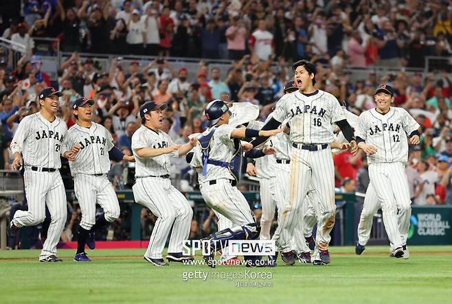 ▲ 2023년 WBC 우승 팀인 일본은 오타니 쇼헤이를 비롯해 많은 선수들이 메이저리그에 도전하며 정상급 레벨에서 뛰고 있다.