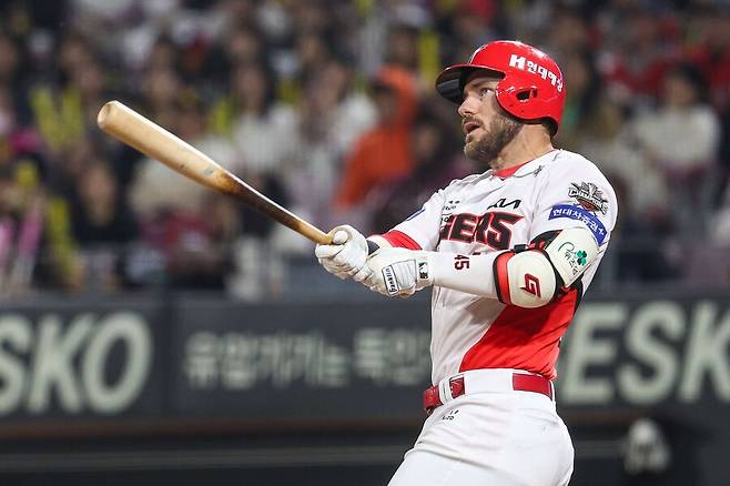 ▲ 위즈덤은 선구안과 수비력 측면에서 모두 좋은 모습으로 대박을 기대케 하고 있다. ⓒKIA타이거즈