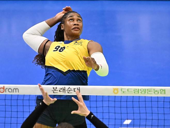 현대건설의 외국인 선수 모마 [한국배구연맹 제공. 재판매 및 DB 금지]