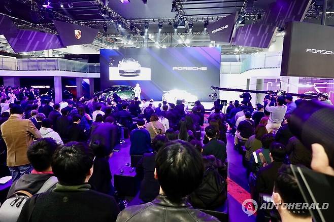 2025 서울모빌리티쇼 포르쉐 부스 . (오토헤럴드 김흥식 기자)