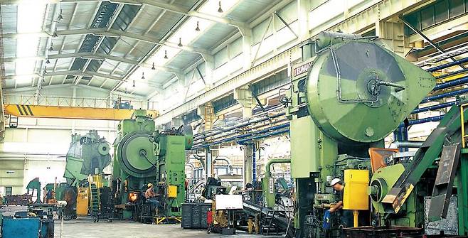 지방에 있는 한 소부장 업체 공장 내부 전경. 중소기업중앙회 제공