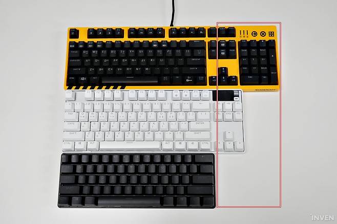 ▲ 풀배열과 비교하면 1/3 정도의 큰 차이를 보여준다