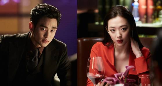 영화 ‘리얼’ 속 배우 김수현·고(故) 설리. 사진 CJ ENM