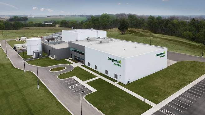 지난 2월 완공된 미국 테네시주 생산기지. 동화일렉트로라이트