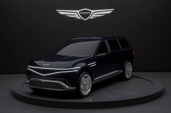 플래그십 SUV GV90의 방향을 보여주는 제네시스 네오룬 콘셉트. /사진제공=제네시스