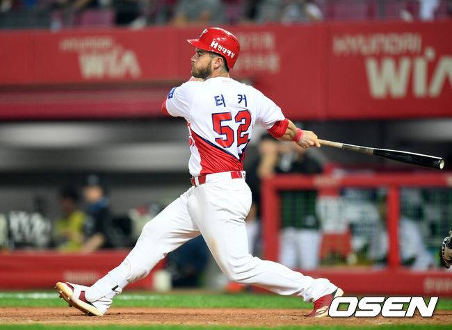 [OSEN=이대선 기자] KIA 시절 프레스턴 터커. 2019.05.24 /sunday@osen.co.kr