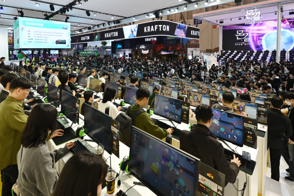 지난해 11월 열린 ‘지스타 2024’의 모습. 부산시 제공