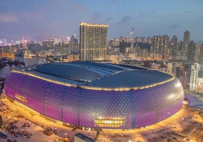 홍콩 카이탁 스타디움(Hong Kong Kai Tak Staidium).사진=(주)프롬엔터테인먼트 제공
