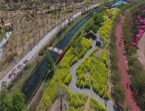 부산시가 사하구에 조성할 기후대응숲 조감도. 산업단지에서 발생한 공해와 미세먼지가 아파트 등 주민 밀집 지대로 유입되는 것을 막는 게 목적이다. 부산시 제공