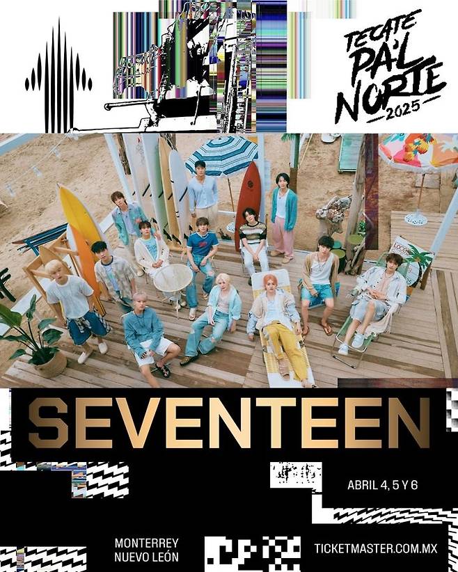 [서울=뉴시스] 세븐틴. (사진 = 테카떼 팔 노르떼 2025(Tecate Pa’l Norte 2025) 제공) 2025.04.04. photo@newsis.com *재판매 및 DB 금지