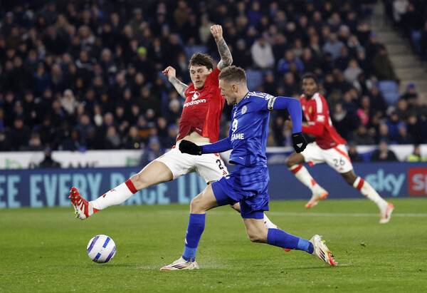 ▲ 레스터시티의 제이미 바디는 8부 리그 등을 전전했던 공장 노동자 출신에서 프리미어리거로 성공한 기적의 아이콘으로 불린다. ⓒ연합뉴스/REUTERS