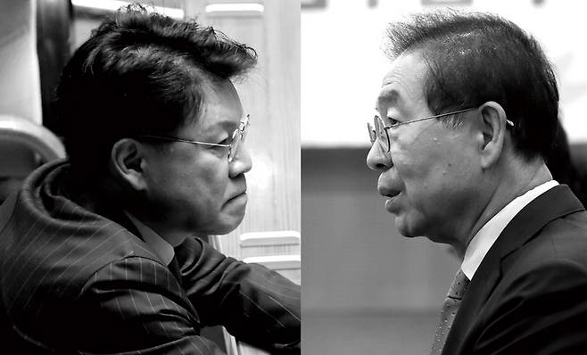 고(故) 장제원 전 국민의힘 의원,&nbsp;고(故) 박원순 전 서울시장&nbsp;ⓒ연합뉴스