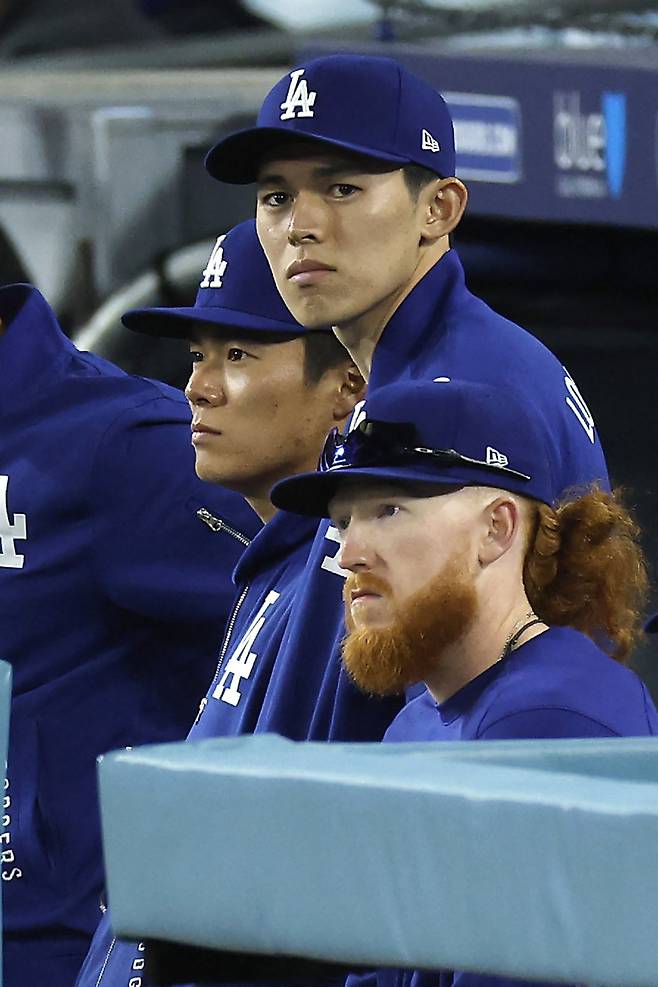 <yonhap photo-3173="">메이저리그 데뷔 첫 3경기에서 별다른 활약을 보여주지 못한 사사키 로키. [AFP=연합뉴스]</yonhap>