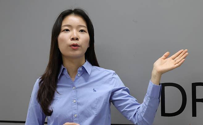오롯플래닛의 최인혜 대표. 이제문 기자