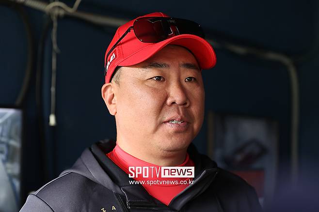 ▲ 이범호 감독은 위즈덤은 기본적으로 중심 타선에 있어야 하는 선수라는 구상이 있다. ⓒ곽혜미 기자