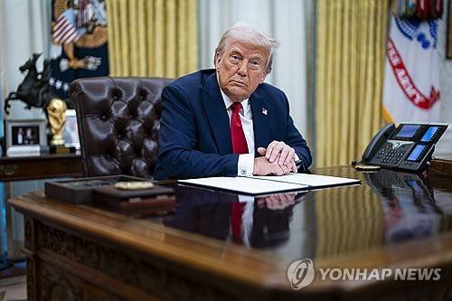 트럼프 대통령 [EPA 연합뉴스 자료사진. 재판매 및 DB 금지]