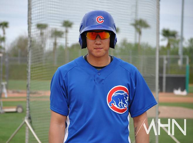 (시카고 컵스 시절의 김동엽. 올 시즌 한국프로야구 키움에서 뛴다)