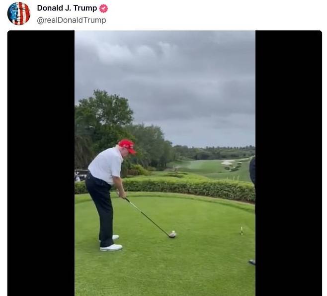 트럼프 미국 대통령이 지난 6일 SNS에 올린 영상 캡처. 사진=트럼프 미국 대통령 트루스소셜 계정